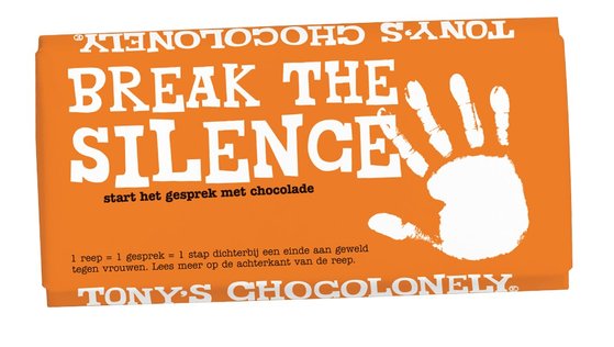 Orange The World Tony's Chocolonely 2022 Stop Geweld tegen Vrouwen